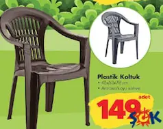 PLASTİK KOLTUK 45X58X78 CM